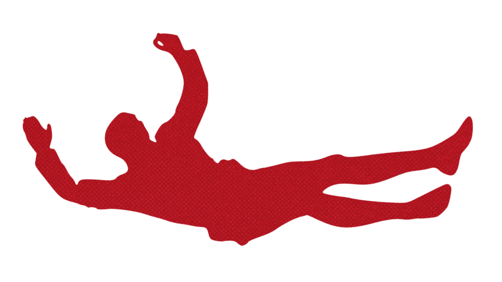 Illustration featuring a figure mid-fall